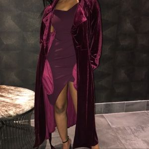 Off The Shoulder Dress w/ Split